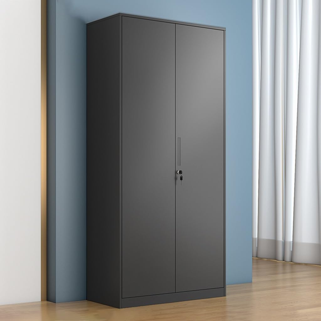 71" Tall Metal Storage Cabinet with Locking and Adjustable Shelves V685270