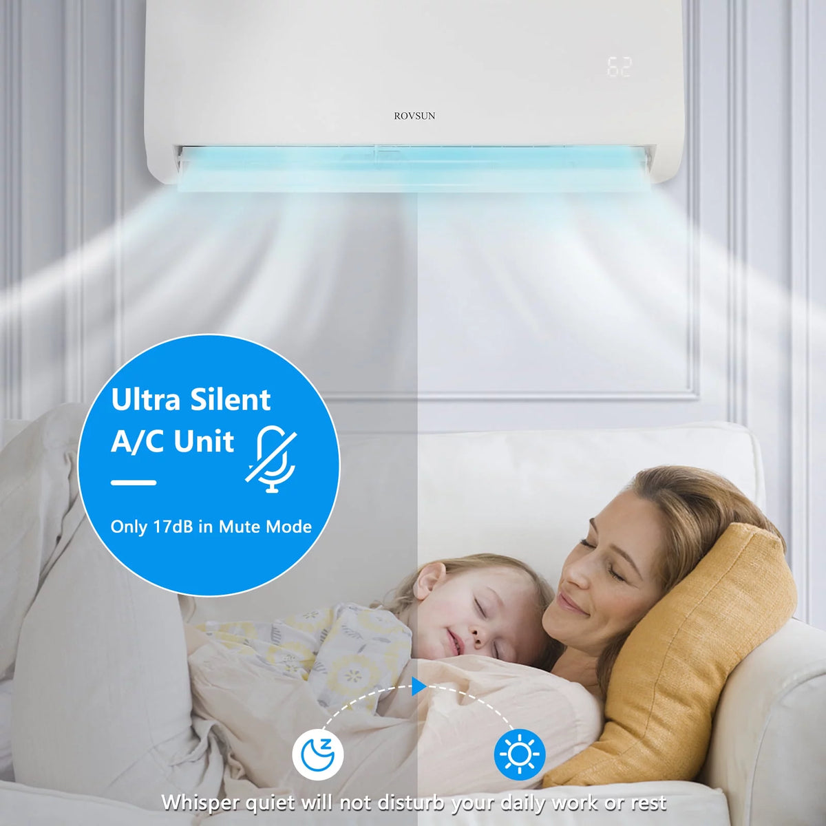 9,000 BTU Mini Split AC/Heating System with Inverter U6946