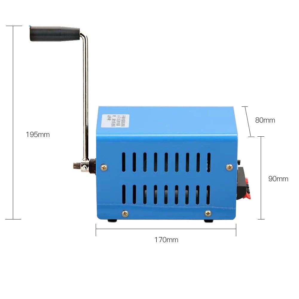 20W Portable Manual Crank Generator P4791