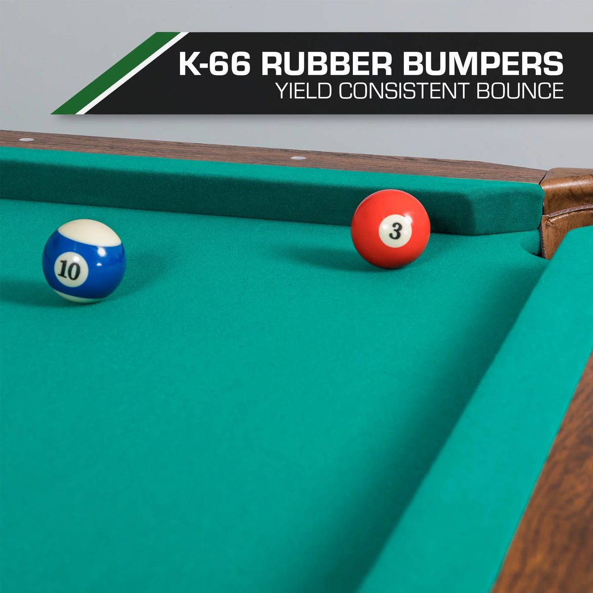 87" Green Billiard Pool Table X616