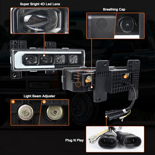 LED Headlight Assembly with DRL Turn Signal O591766