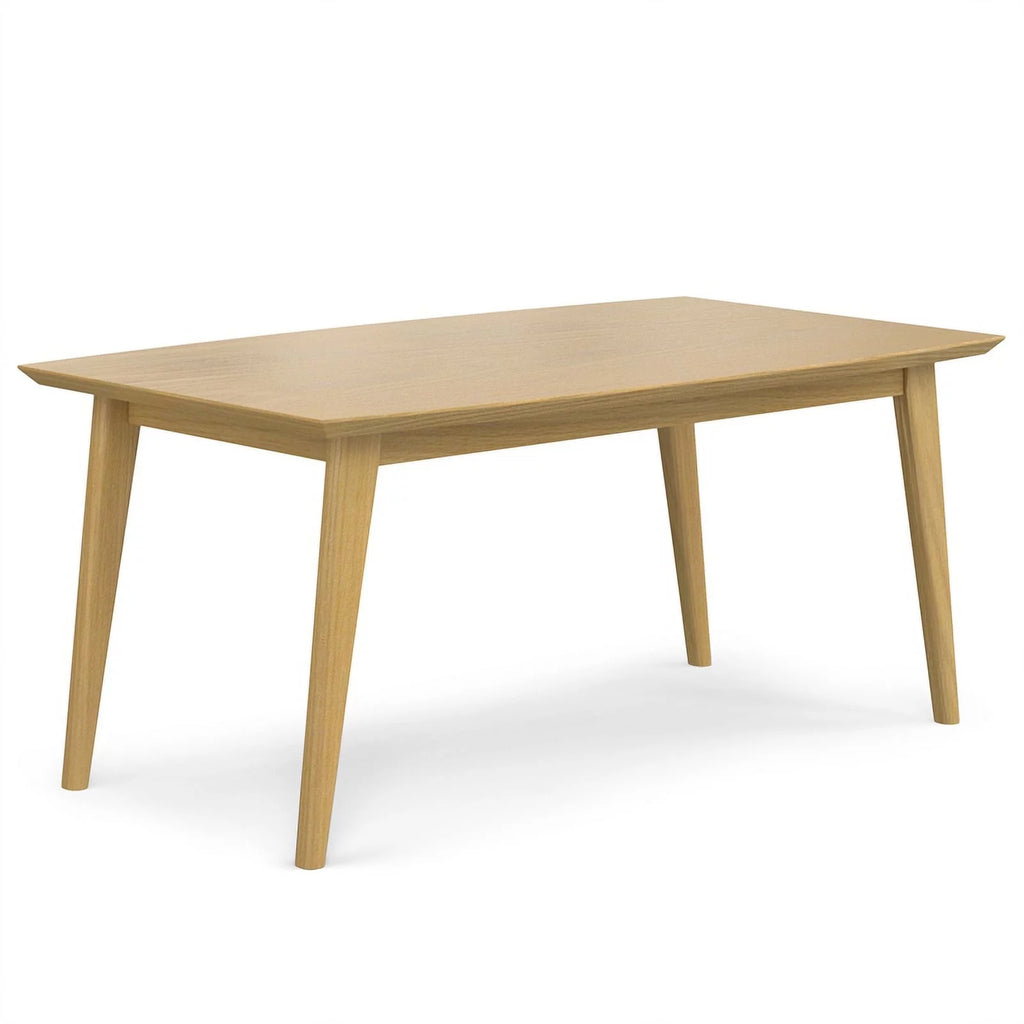 Rectangle Solid Wood Dining Table in Oak Q19725