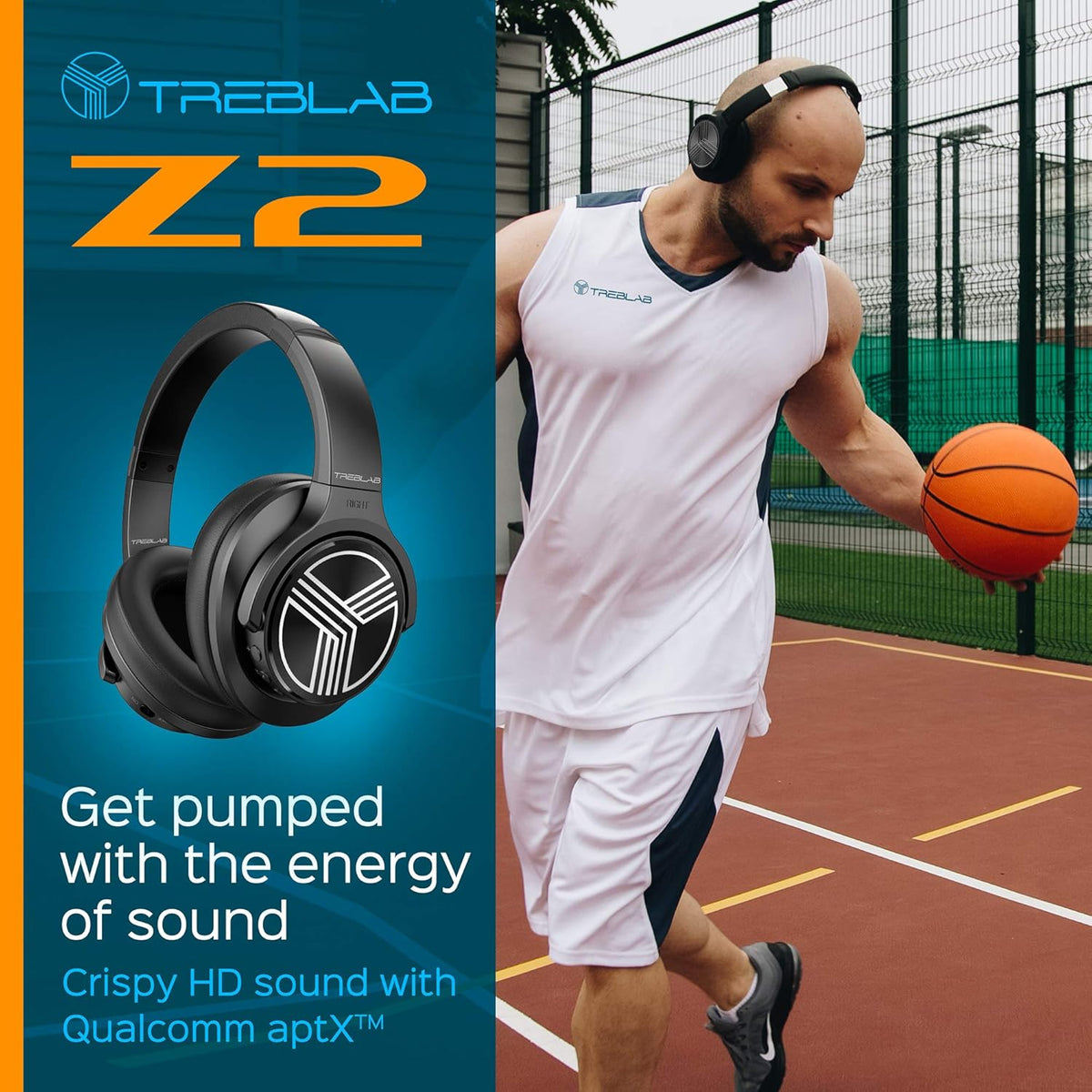 Over Ear Workout Headphones with Microphone D4402