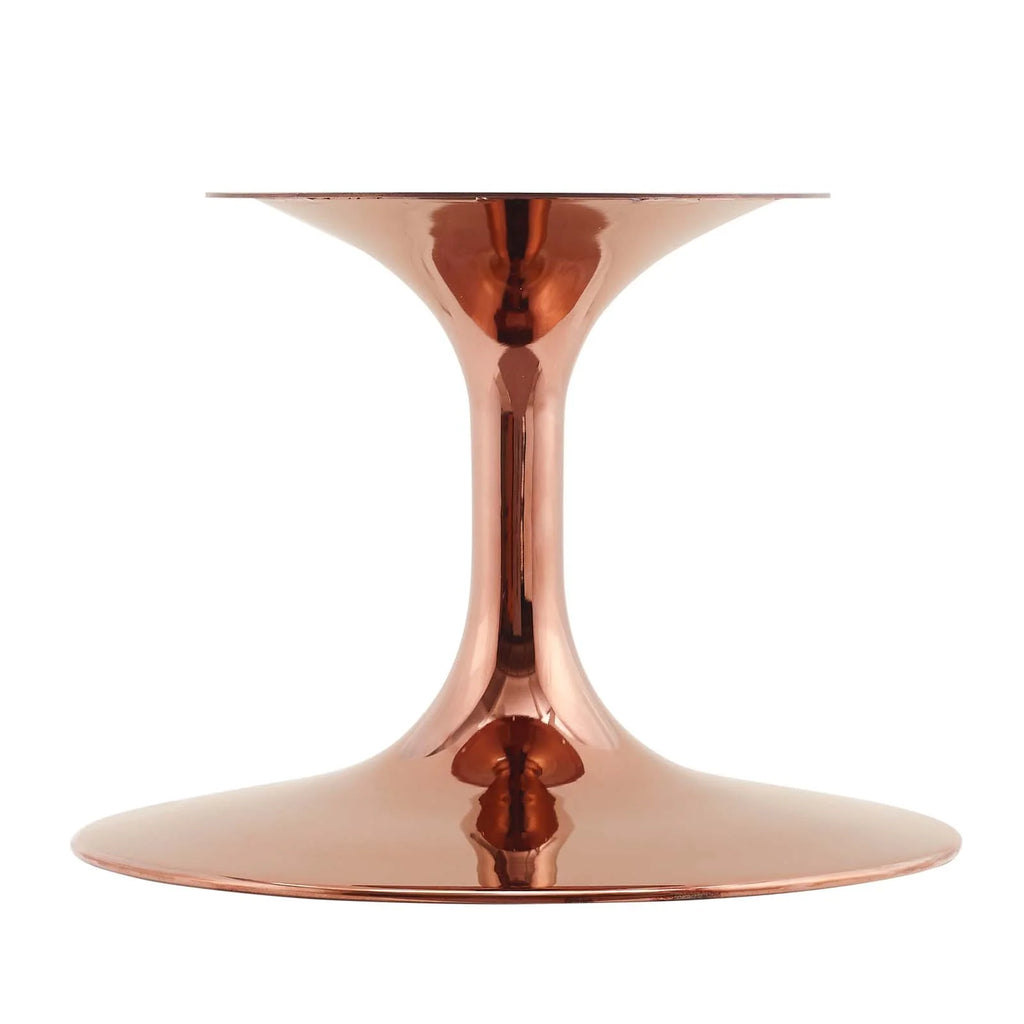 Round Wood Metal Coffee Table W29012