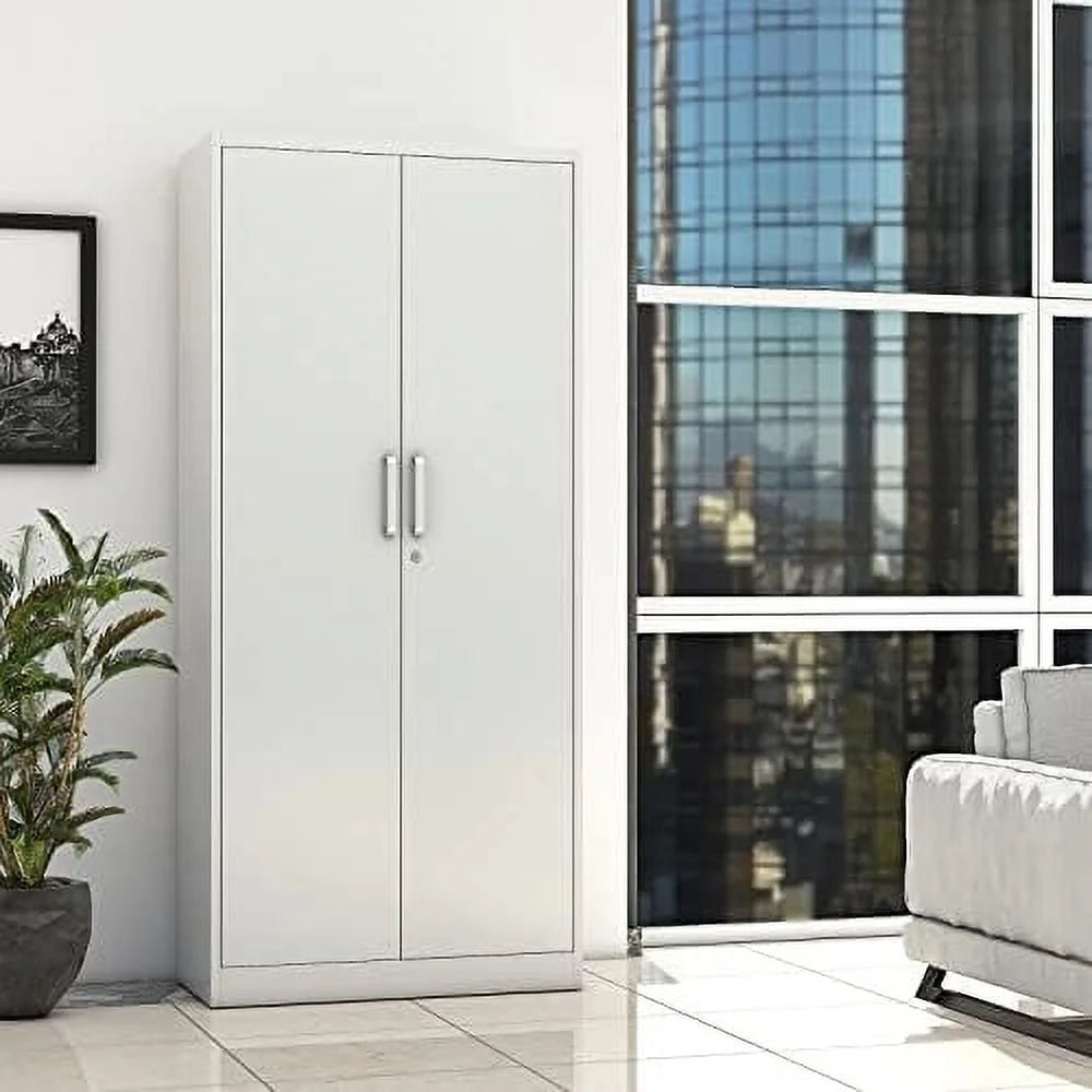Lockable Metal Lateral File Cabinet with Drawer D594