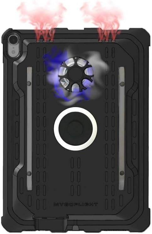 iPad Pro 11” Polycarbonate Kneeboard and Mountable Cooling Case Q782