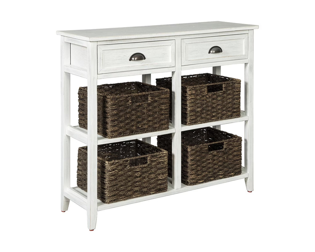 White Sofa/Console Table P949