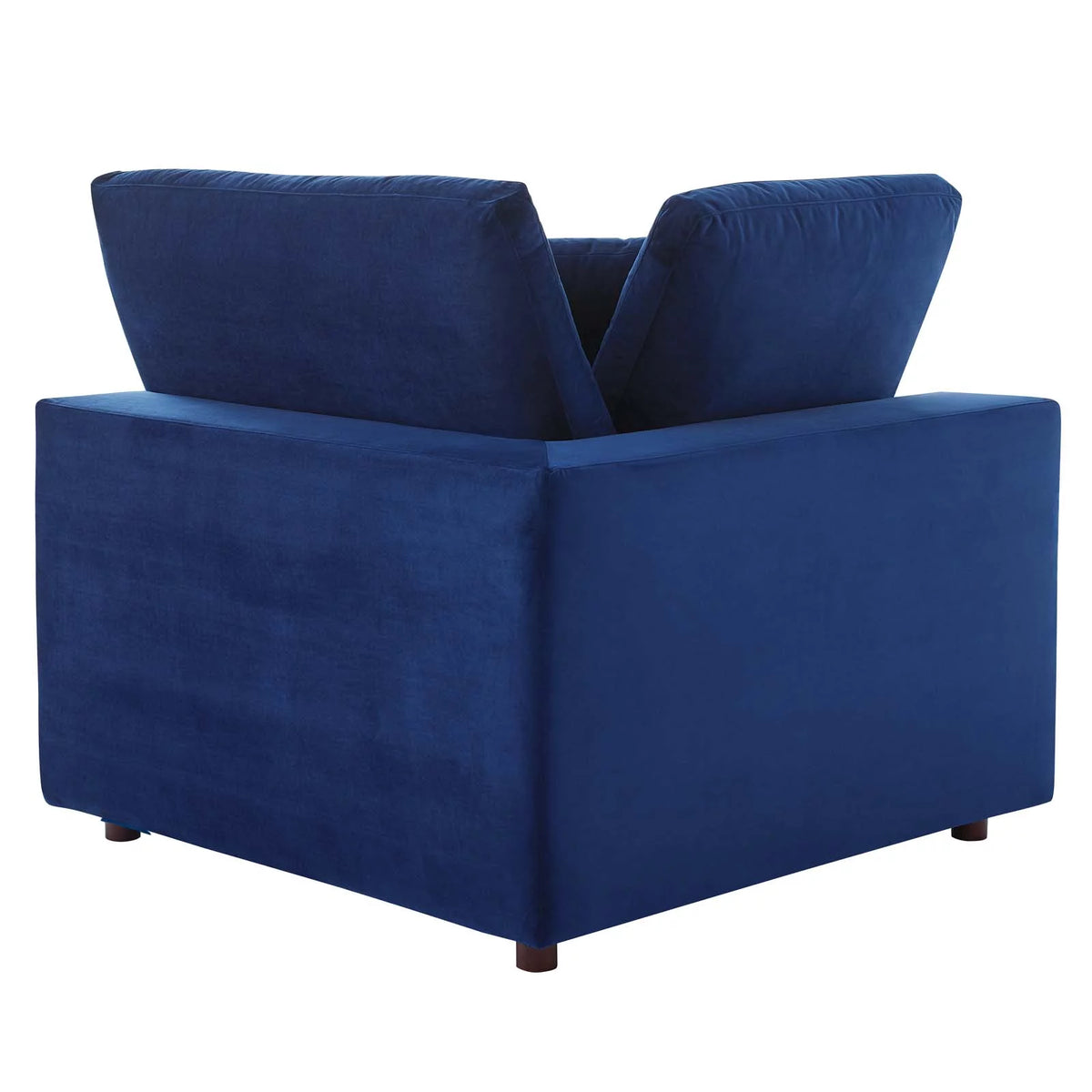 Blue Navy Velvet Sectional Sofa Set J106294
