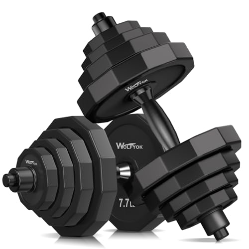 Adjustable Dumbbell Set with Solid Steel and Connector E469007