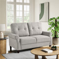 Sand Fabric Sofa D4921