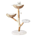 Modern Wooden Cat Tree Tower A36582