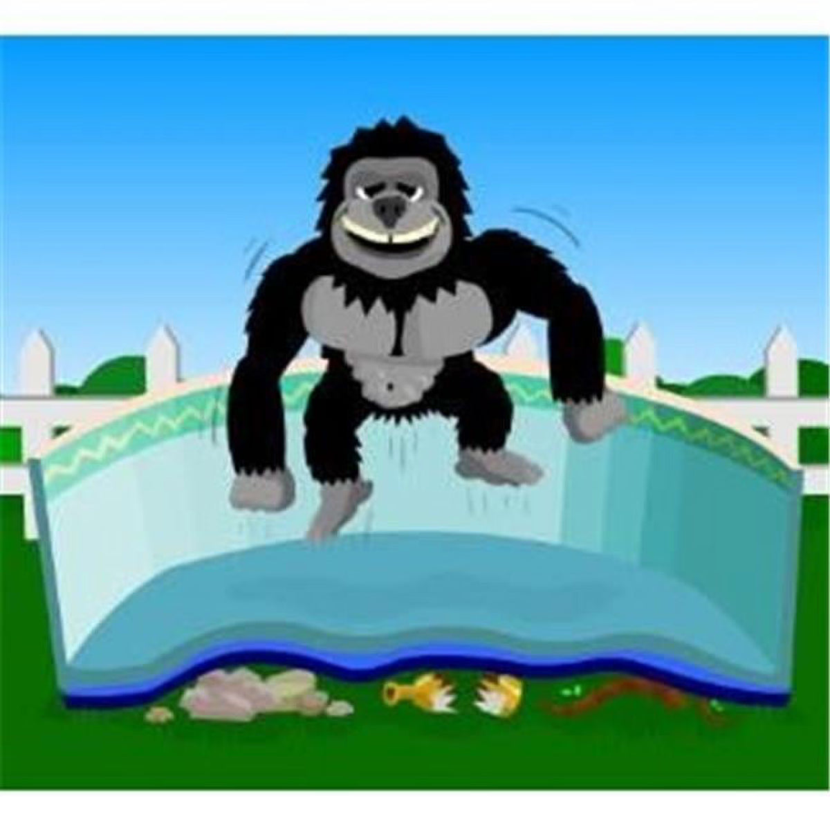 Gorilla Floor Padding 12' x 24' Oval R757024