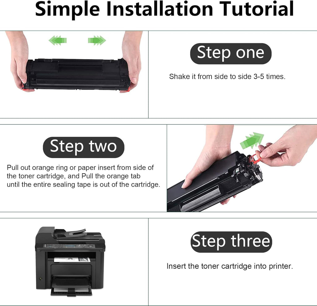 Compatible 3-Pack 78A Toner Cartridge Replacement N576
