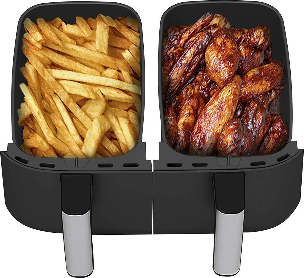 8-qt. Digital Air Fryer with Dual Baskets Matte Black F780866