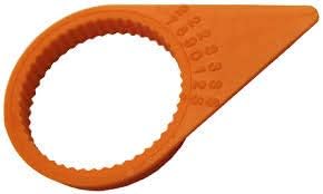 Orange 33mm Wheel Nut Indicator, QTY 72 X319352