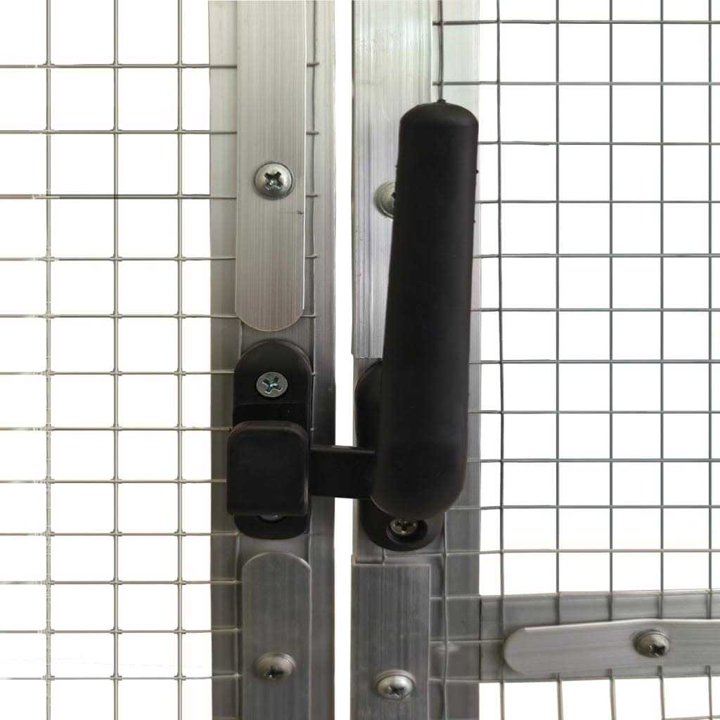 Silver 179x100x185 cm Aluminium A2104