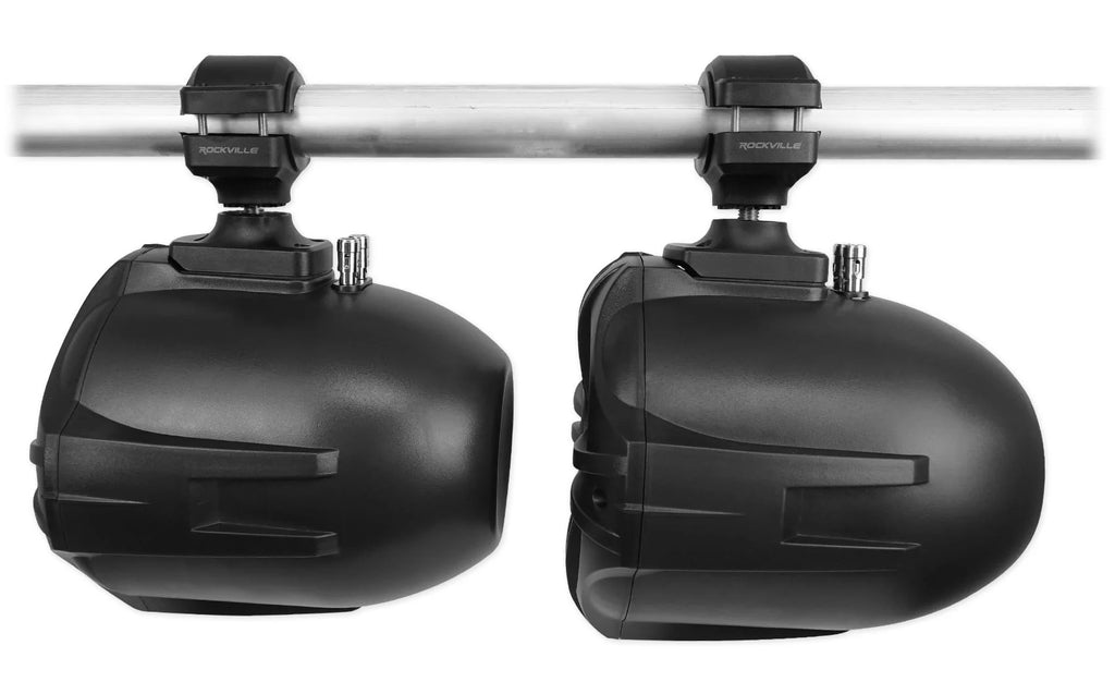 6.5 Black Marine Wakeboard Tower Speakers with Covers Q62174