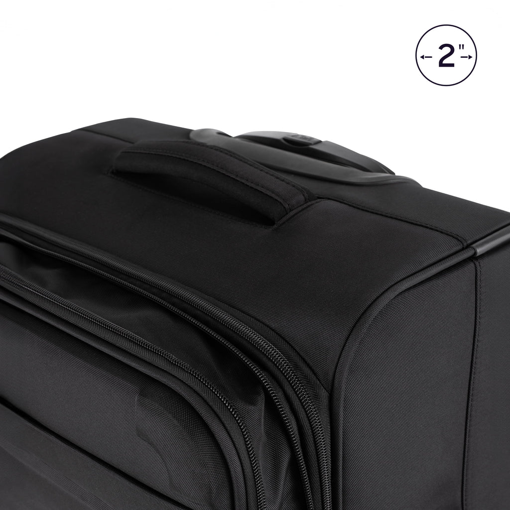 20" Black Softside Luggage H131