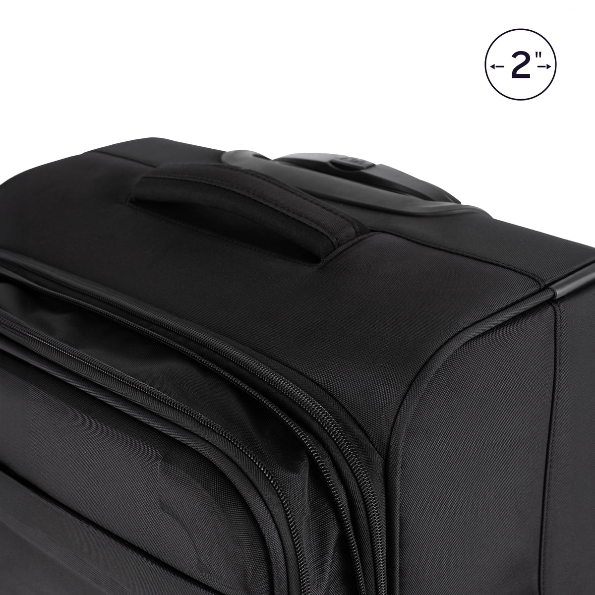 20" Black Softside Luggage H131