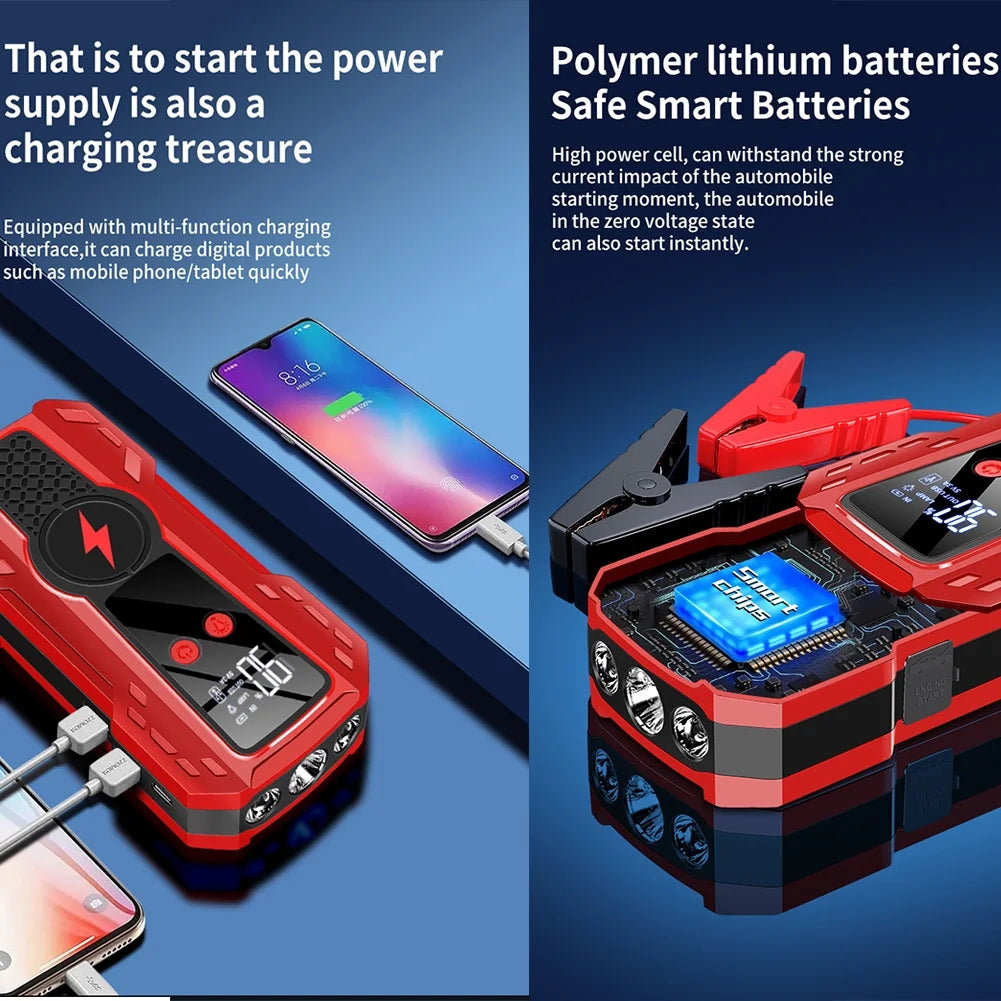 5000A Peak 12V Car Jump Starter with LCD Display I151