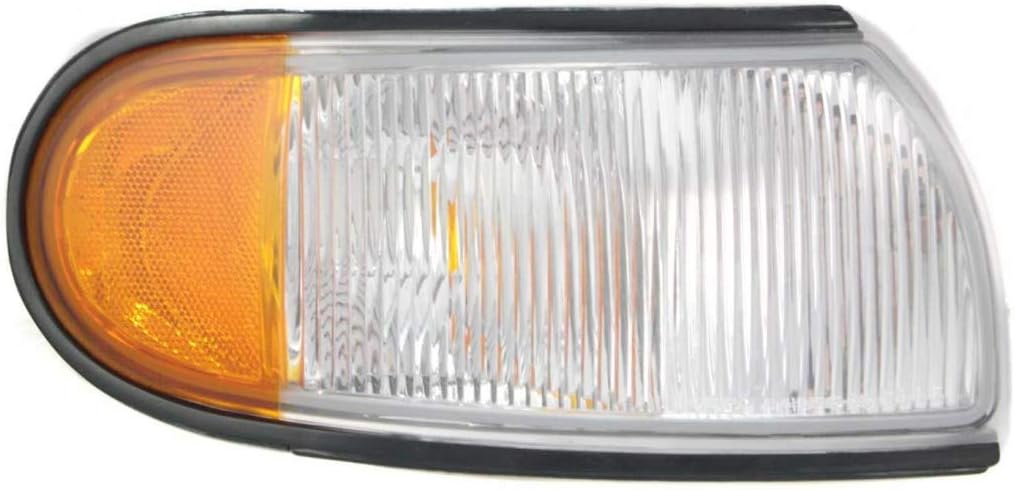 Passenger Side Corner Light for Nissan Quest 1993 1994 1995, Clear and Amber Lens, Pack of 2 Y9942