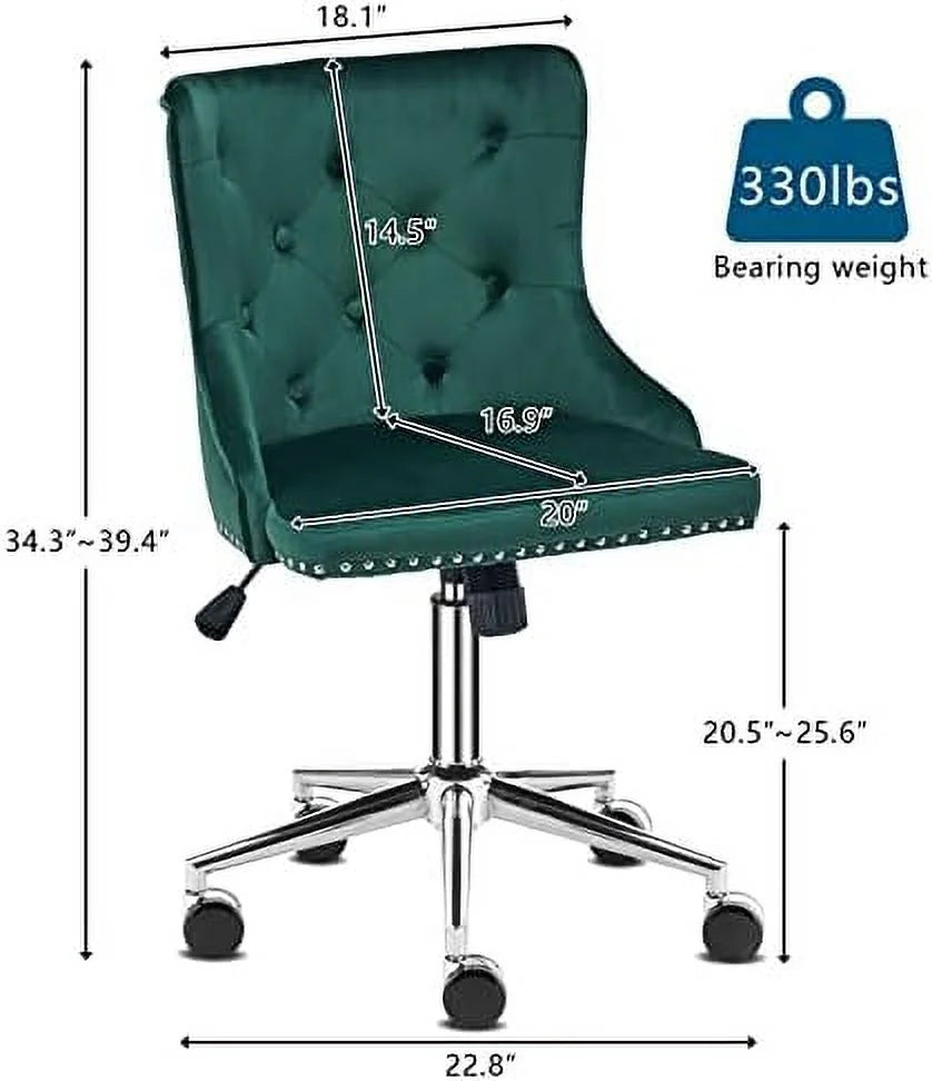 Microfiber Rustic Swivel Desk Chair with Wheels Z55223