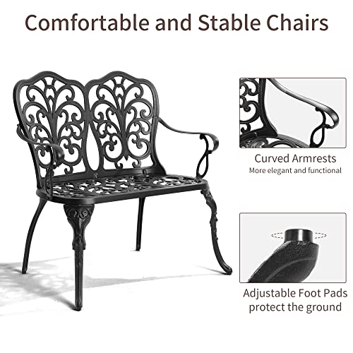 Outdoor Metal Bench D742