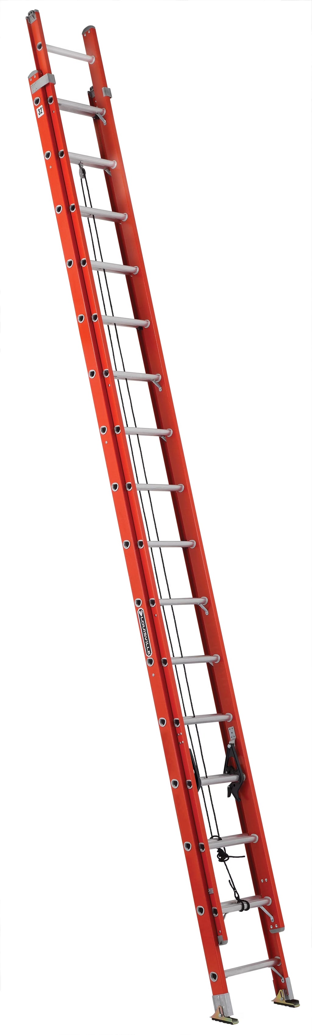 32' Fiberglass Extension Ladder, 300 lbs Load Capacity U517203