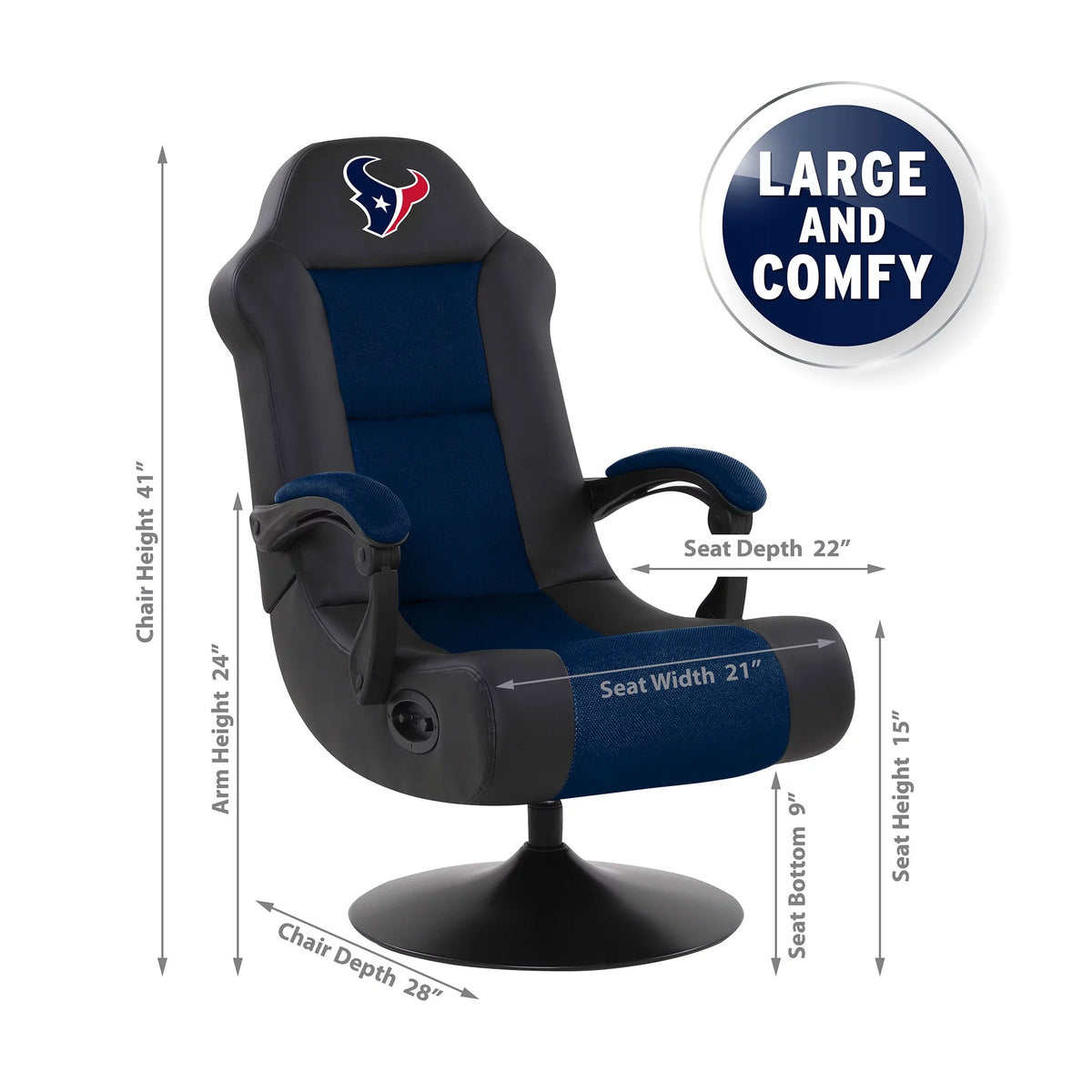 Faux Leather Gaming Chair V861