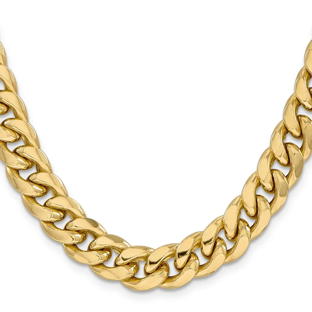11mm Semi-Solid Miami Cuban Chain Q24682
