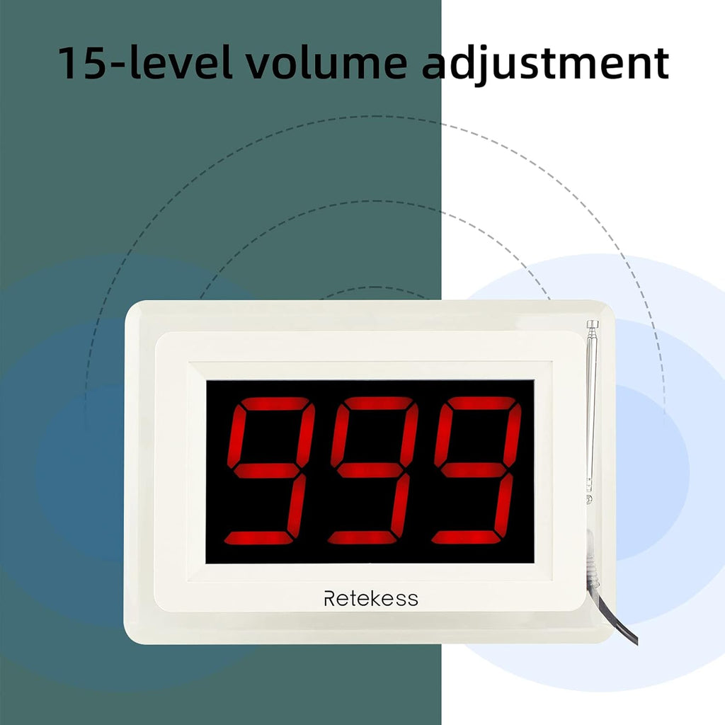 Wireless Caregiver Pager with 10 Call Button V2855