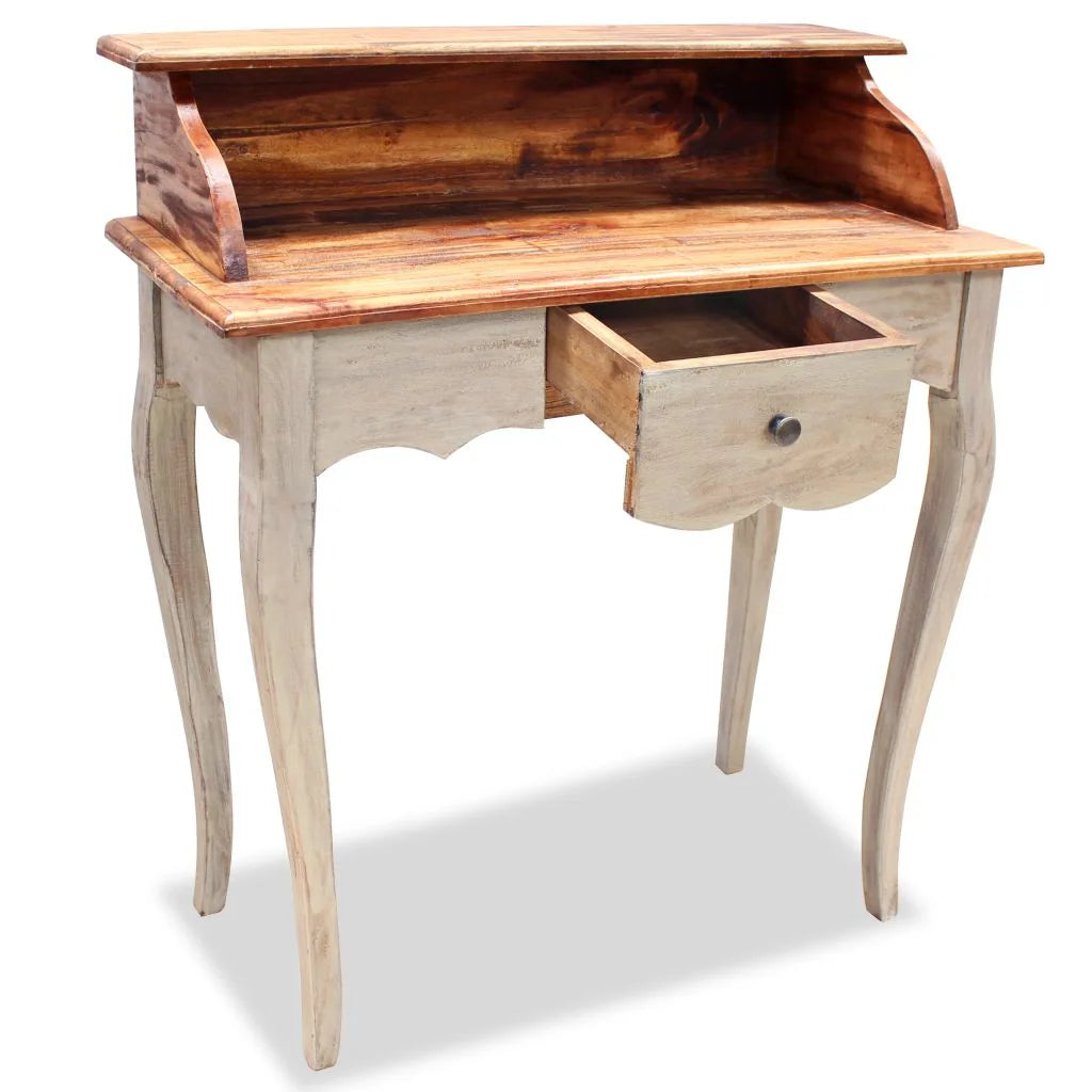 Solid Reclaimed Wood Writing Desk G178172