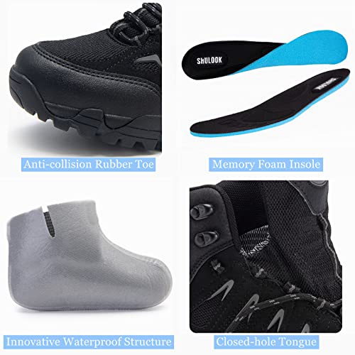 Men's Waterproof Non-Slip Lightweight Mid Top Hiking Boots B387766