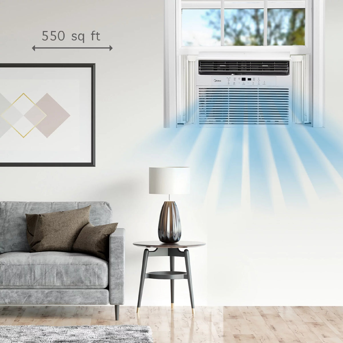 10,000 BTU 115V Smart Window Air Conditioner P4433