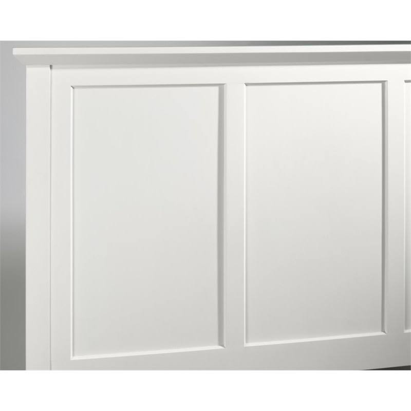 White Queen Panel Bed L44022