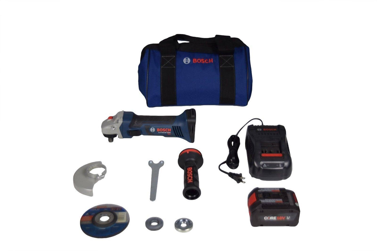 6.3Ah Li-Ion 4-1/2 in Angle Grinder Kit J834