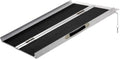 Aluminum Portable Skidproof PVC Carpeted Folding Wheelchair Ramp K717286