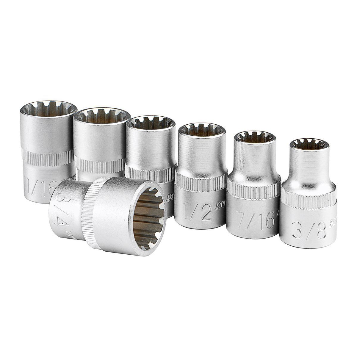 1/2 in. Drive SAE Spline Socket Set, 7-Piece U987