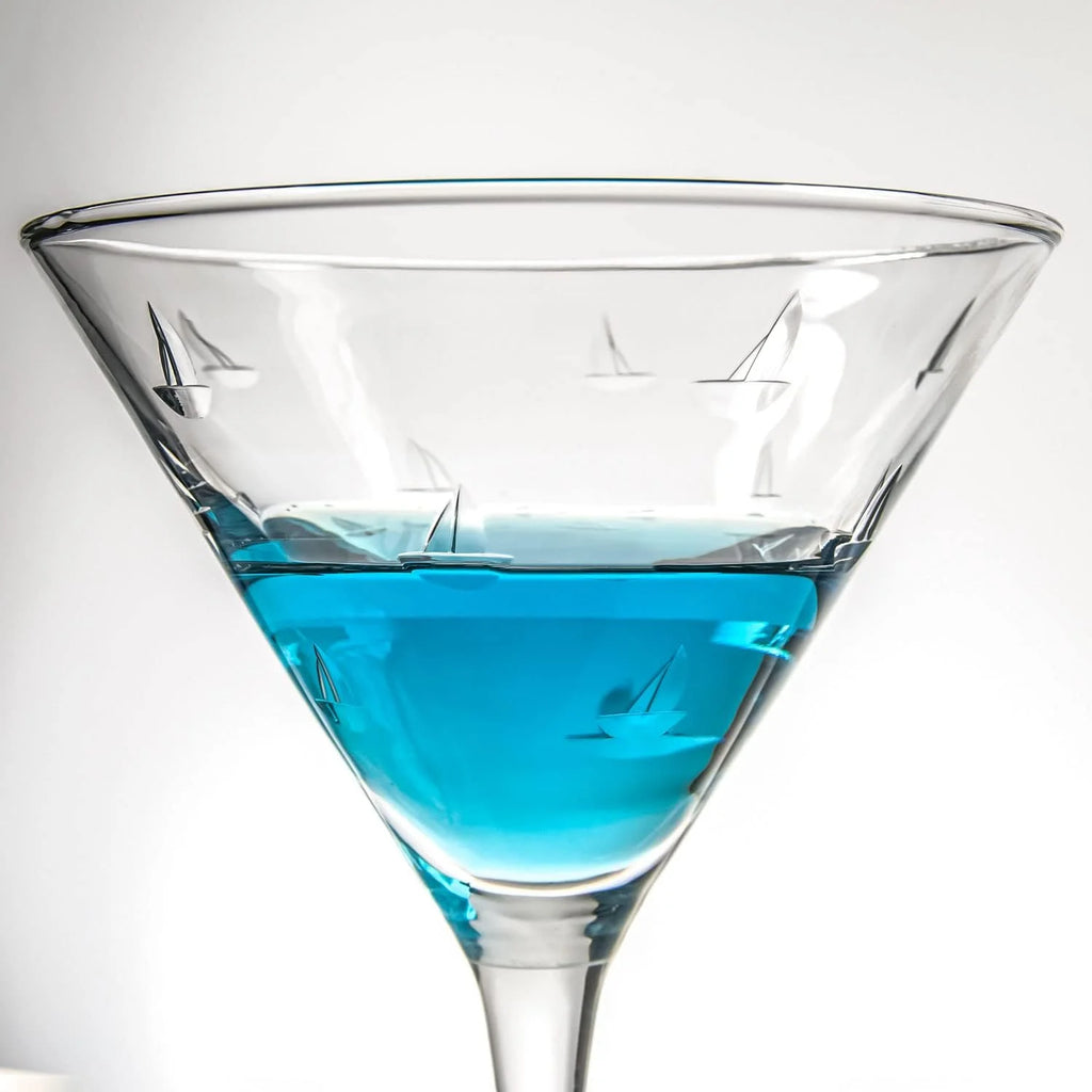 Set Of 4 Stemmed 10 Ounce Martini Glasses B6225