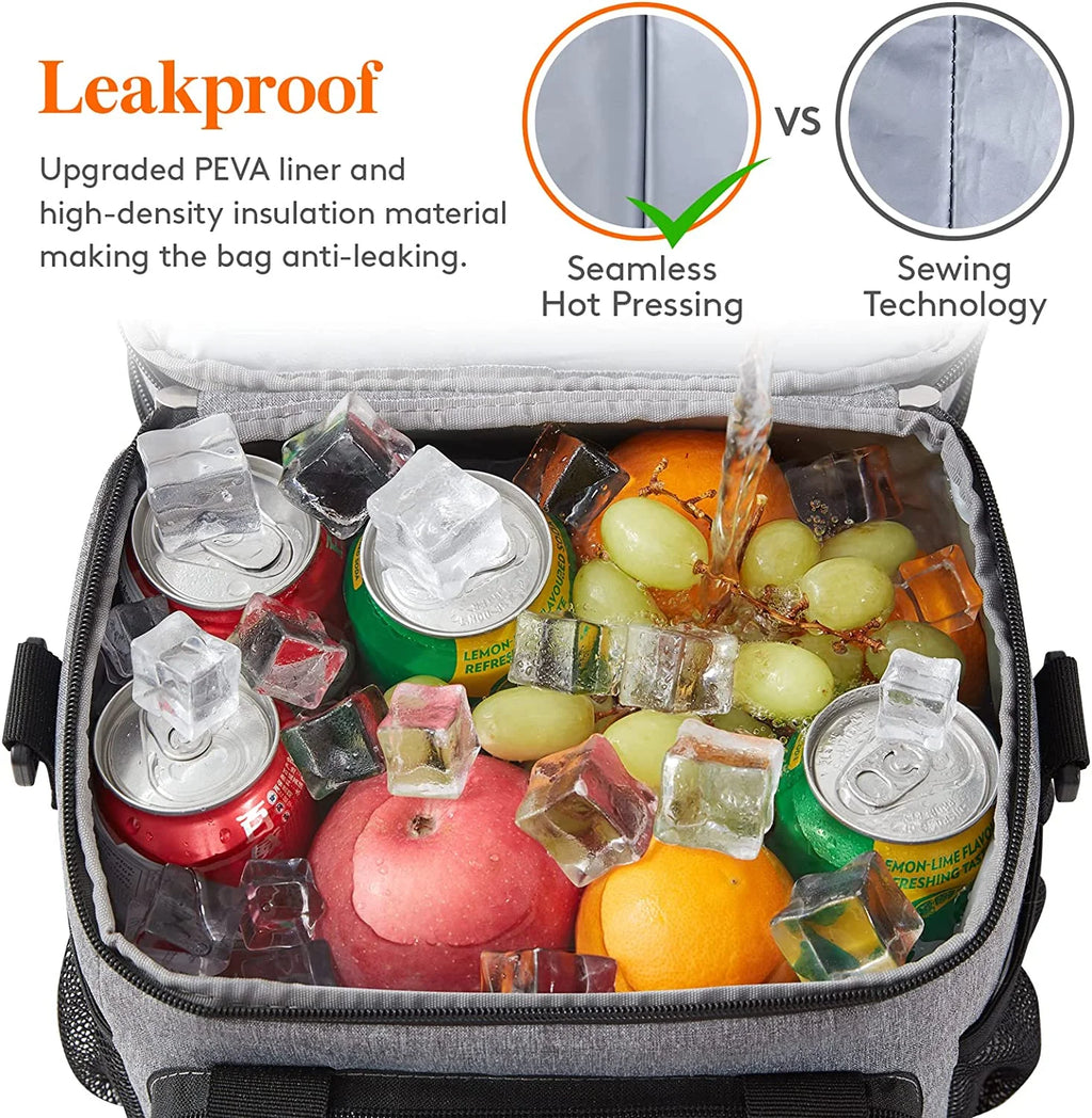 Grey Insulated Lunch Bag 21L U20840
