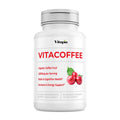 60 Veggie Capsules Caffeine Pills with Coffee Fruit, Vitamin C, Vitamin D, Zinc Gluconate I750