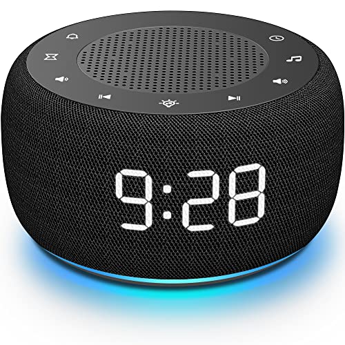 White Noise Machine with 18 Soothing Sounds, 7 Night Light, Sleep Timer K26400