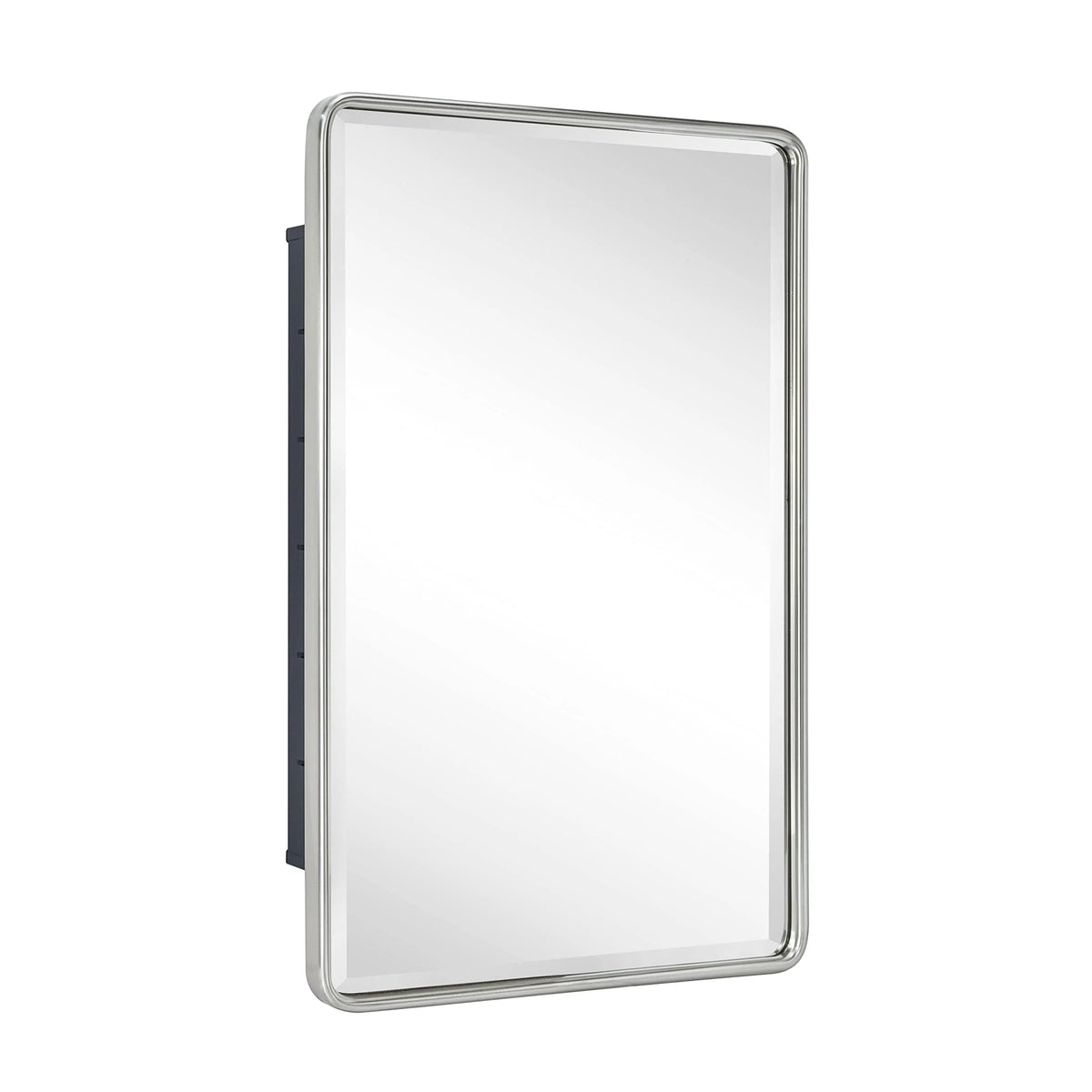Recessed Metal Bathroom Medicine Cabinet with Mirror 24" x 16" V162601