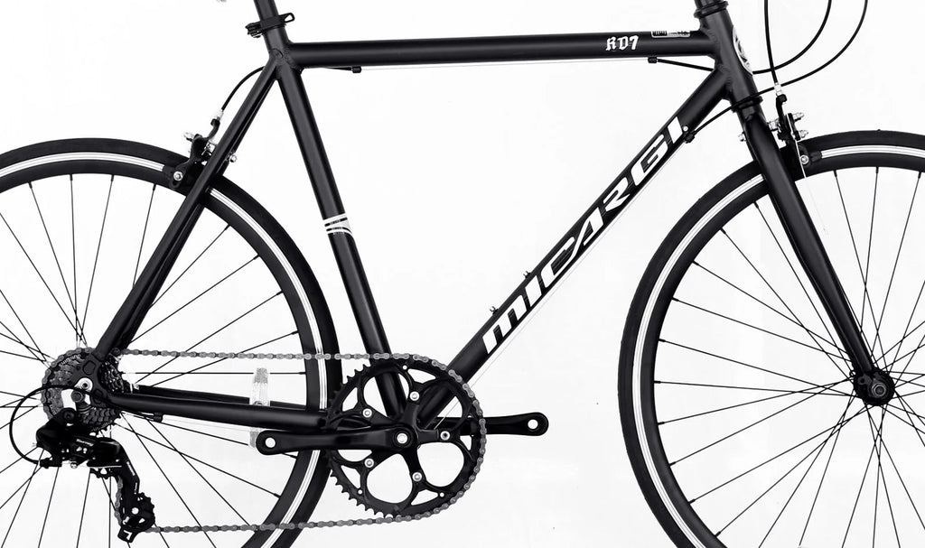 White 53 cm Aluminum 700C Road Bike C589