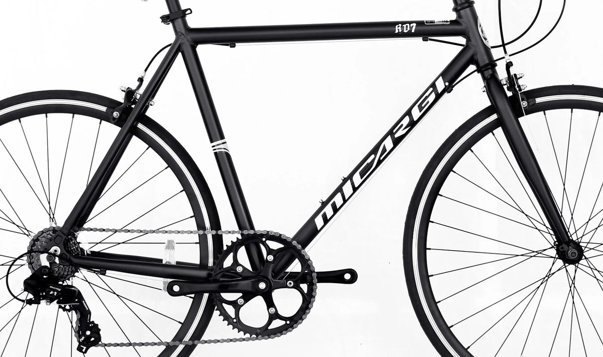 White 53 cm Aluminum 700C Road Bike C589