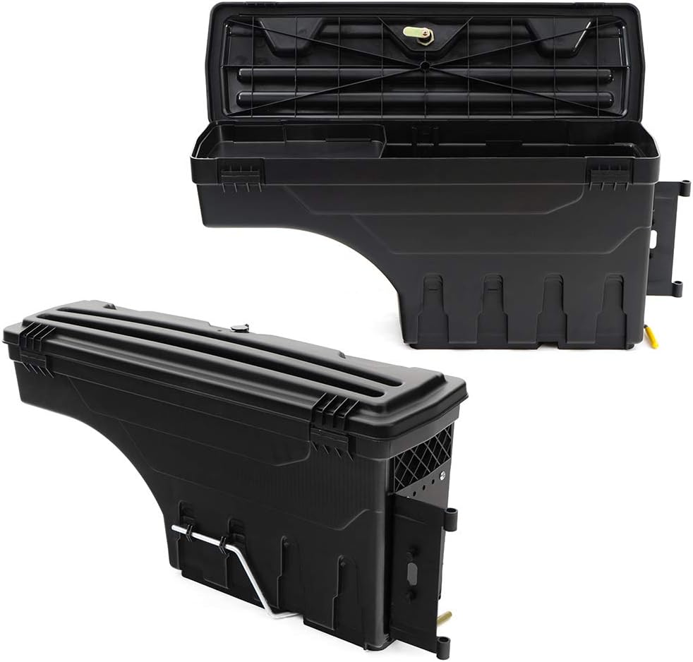 Lockable Truck Bed Storage Box Toolbox Swing Case E3538