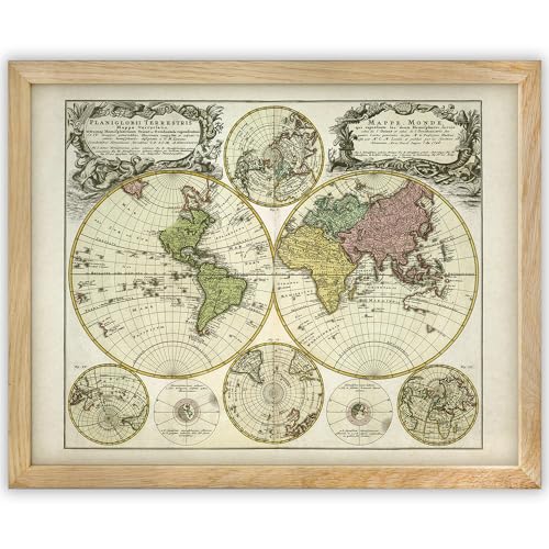 11x14 Unframed Old World Map Art Print L761