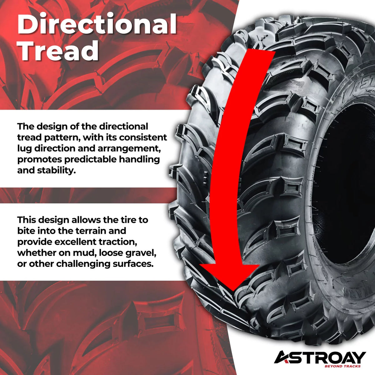 26 x 11 - 12 Utility ATV/UTV Tire X87688