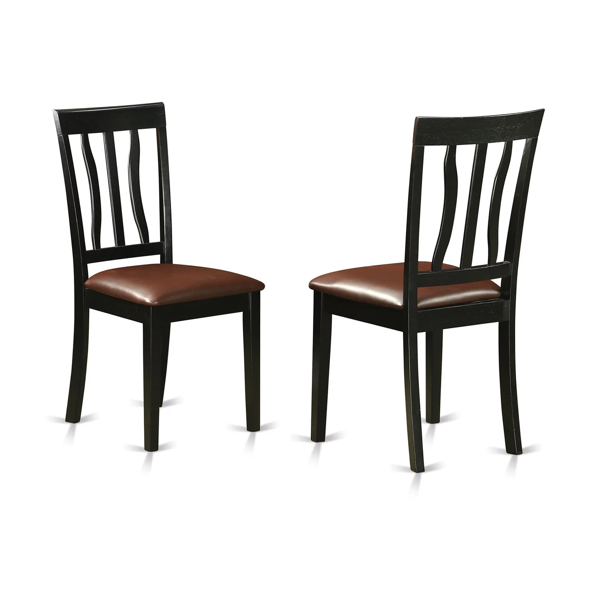 5 Piece Dining Set with Leather Chairs L683