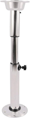 Aluminum Table Pedestal Stand Base 22-28Inch Adjustable Heights Q83576